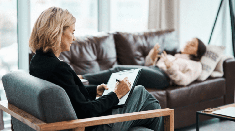 Psychologist working with a patient in her office (1)