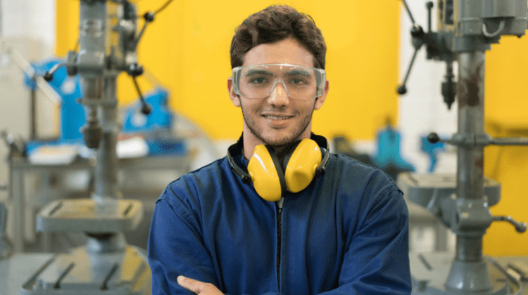 student at trade school career college