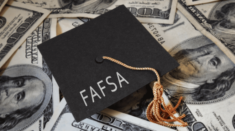 fafsa graduation cap and money