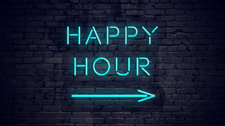 late night happy hour sign